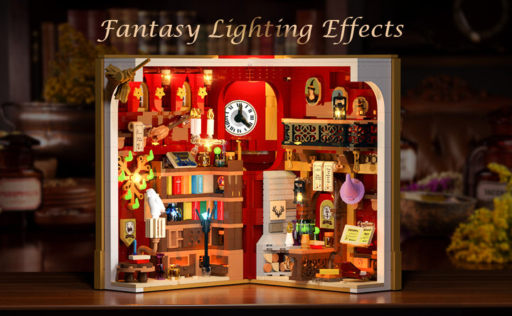Juego de construcción Magic Booknook con luz LED 0142 in