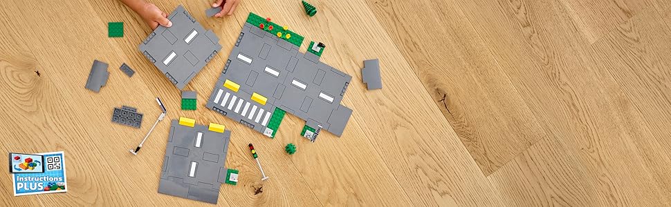 LEGO City Road Plates 60304 Kit de construcción juguete