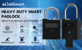eLinkSmart Candado de huellas dactilares con llave de