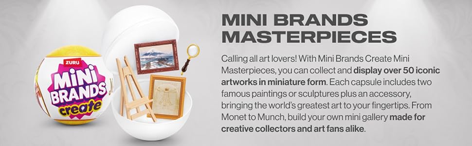 Mini Brands Crea Obras Maestras Mini Serie 1 Paquete de 2