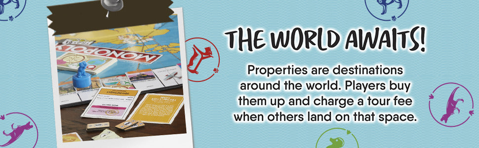 Hasbro Gaming Monopoly World Tour - Juego de mesa con