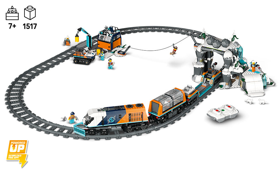 LEGO City Explorers Arctic Polar Express Train Set -