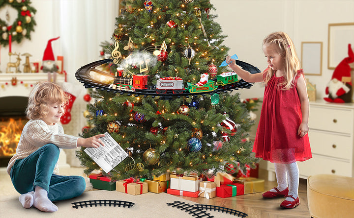 Juego de tren de Navidad Juguetes de tren colgante