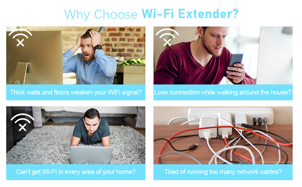 Extensor WiFi señal Bter para Homnternpeater Lonangvers