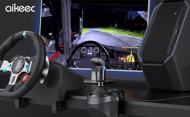 aikeec Pomo de palanca de cambios USB de un camión ATS ETS