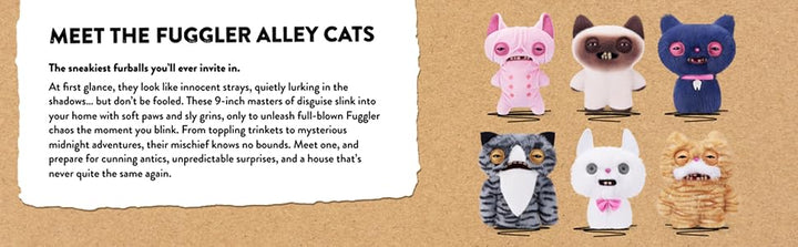 Fuggler ZURU - Peluche de 9 pulgadas Alley Cats -