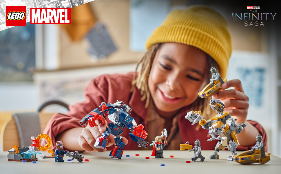 LEGO Marvel Avengers Endgame Thor vs Chitauri - Juego de
