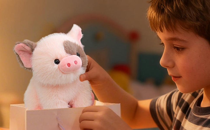 Lindos animales de peluche Juguete de peluche de cerdo de