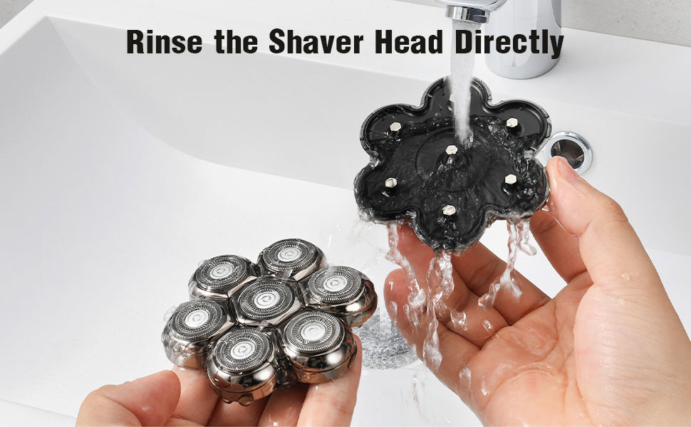 7 cuchillas flotantes de cabezal de afeitado de repuesto