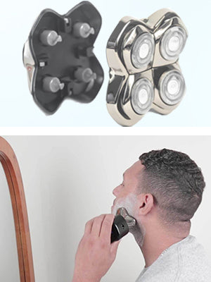 Skull Shaver Carver PRO Cabeza de repuesto de 4 cuchillas