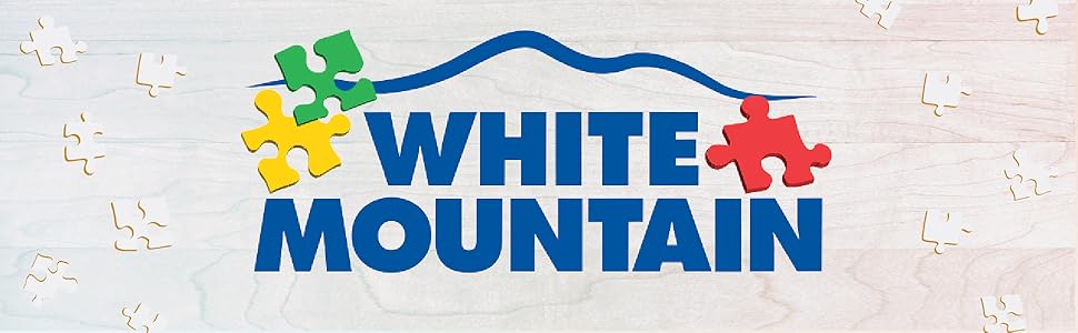 White Mountain Rompecabezas de 1000 piezas con collage de