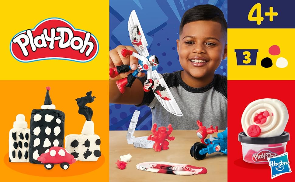 Play-Doh Marvel Capitán América Moto-Slicer Playset con