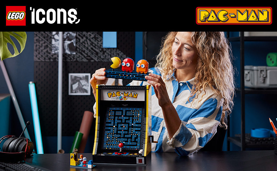 LEGO Icons PAC-Man - Kit de construcción de arcade