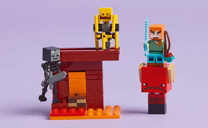 LEGO Minecraft The Nether Lava Battle Toy and Playset
