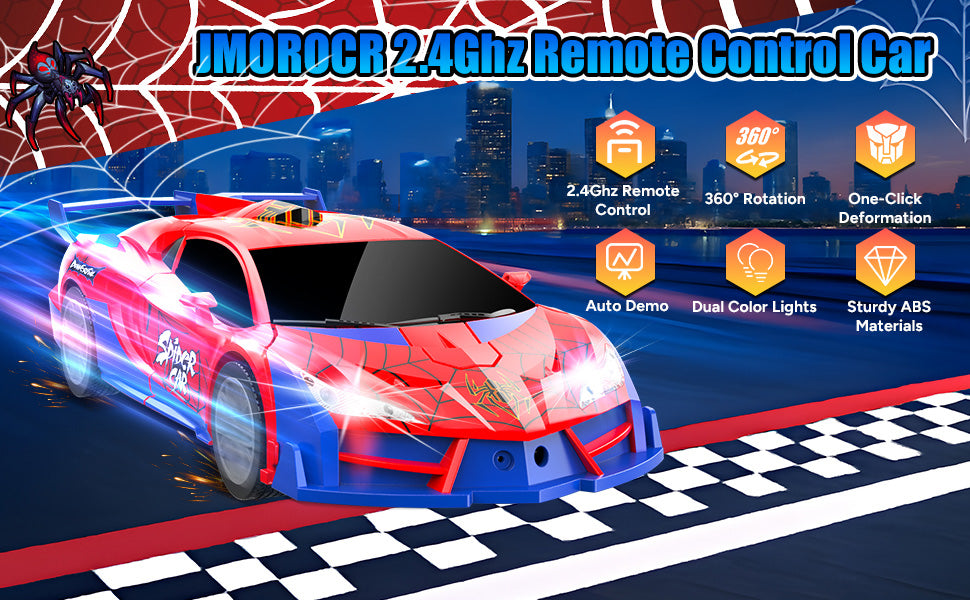 Auto de control remoto transformable para niños autos RC