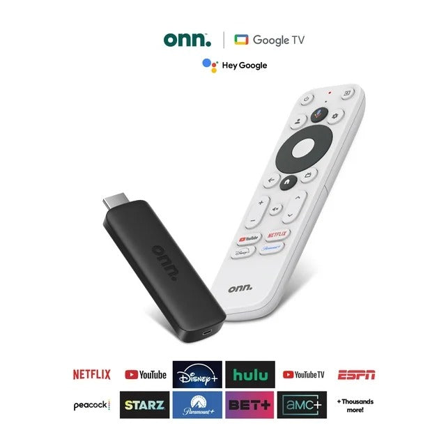 ONN Google TV Stick Full HD 2025 | Chromecast | 1.5GB RAM - 8GB