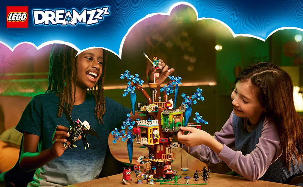 LEGO DREAMZzz Casa del árbol fantástica 71461 cuenta con 3