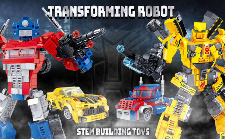 HIGH GODO Juego de construcción transformable robot de