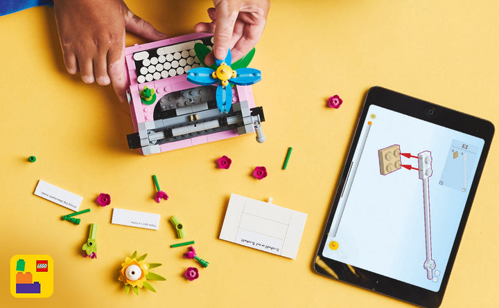 LEGO Creator 31169 - Máquina de escribir 3 en 1 con flores