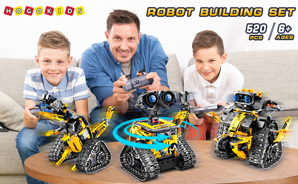 HOGOKIDS Juguetes de construcción robot para niños juego