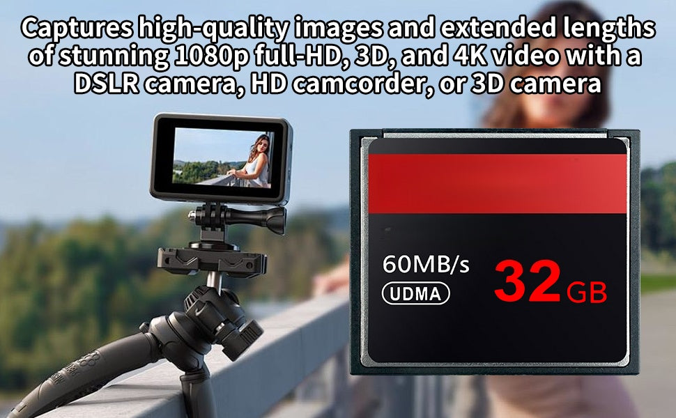 Original 32GB CF MemoryCardVelocidad UDMA hasta