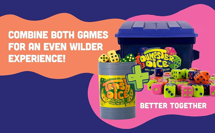Big Discoveries Dumpster Dice Juego de dados familiares