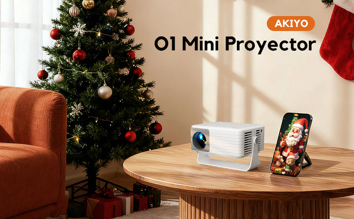 Mini proyector con WiFi y Bluetooth proyector actualizado