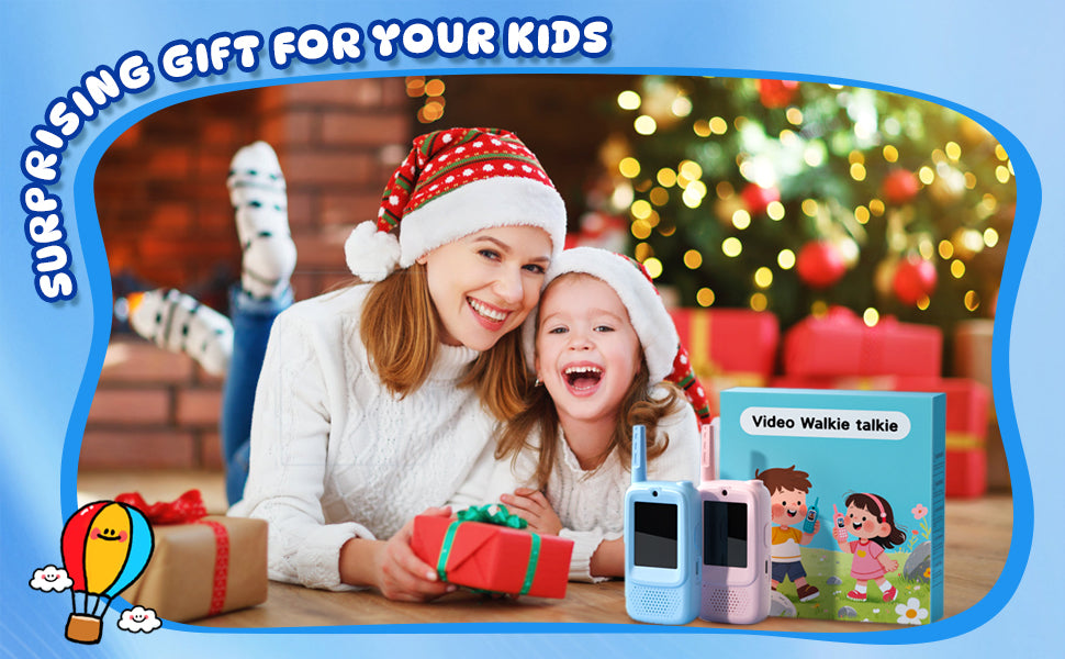 Walkie Talkies de video para niños paquete de 2 juguetes
