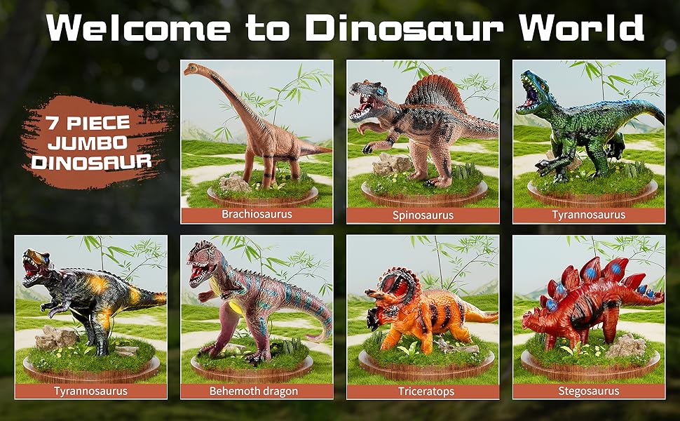 Juguetes de dinosaurios grandes para niños de 3 a 5 años 7