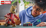 LEGO Marvel Ravager Mono Groot Building Toy para niños y