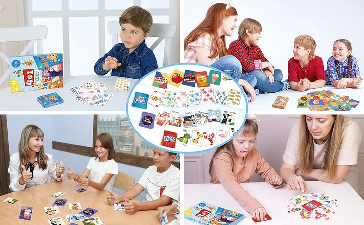 Juegos de Cartas Go Fish Old Maid Slap Jack y Memory