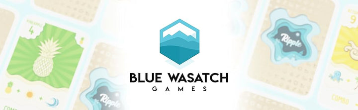 Blue Wasatch Games Juego de cartas Ripple combina apila y