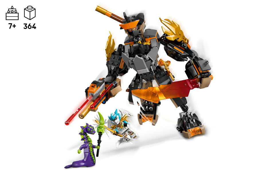 LEGO NINJAGO Coles Mission Mech Dragon Zane - Juguete de