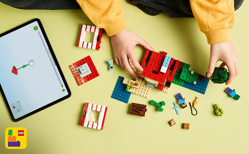 LEGO - Juguete de Minecraft de la casa de TNT en la jungla