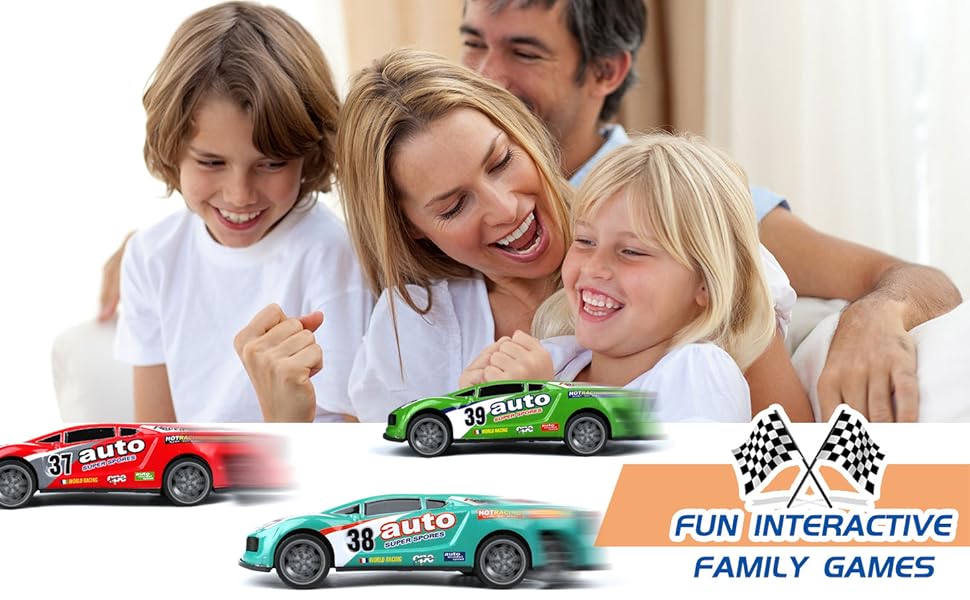 Juego de juguetes de coche de fricción de 7 pulgadas