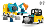 LEGO DUPLO Town - Vehículos de construcción 3 en 1 para