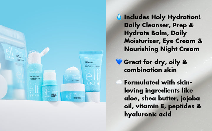 elf SKIN Holy Hydration Jet Set Kit de hidratación juego