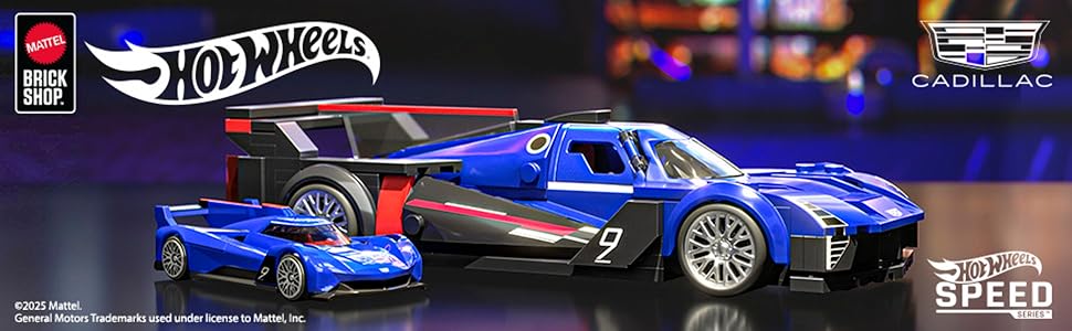 Mattel Brick Shop Hot Wheels Speed Series - Juego de