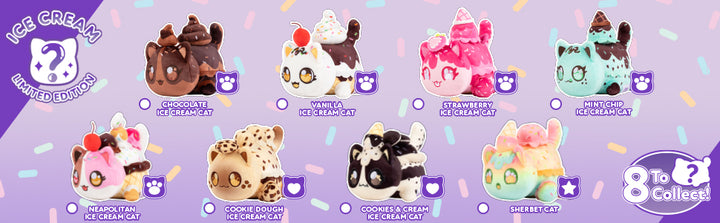 Aphmau MeeMeow Mystery Plush de 6 pulgadas Helado canal