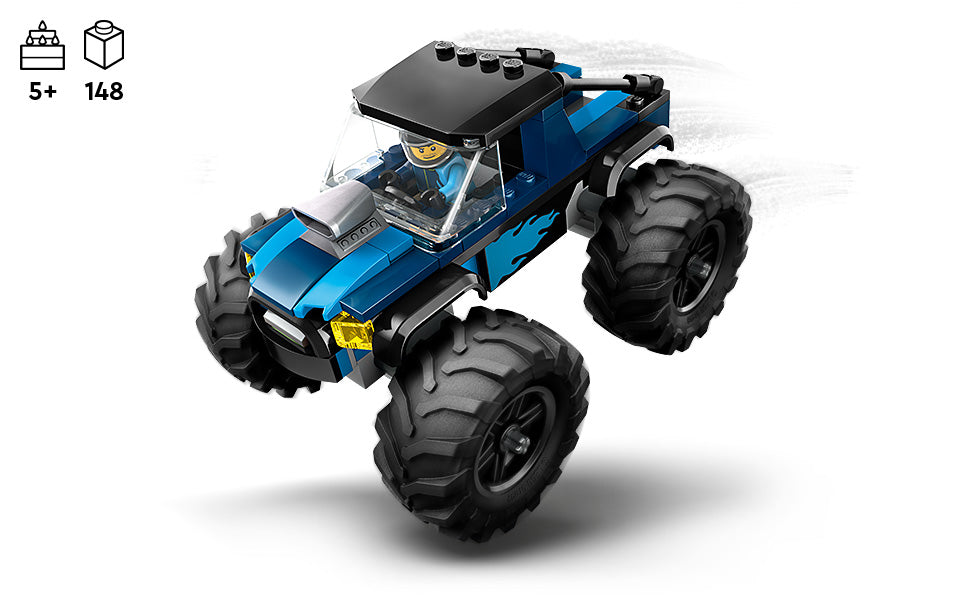 LEGO City Blue Monster Truck - Juego de juguete