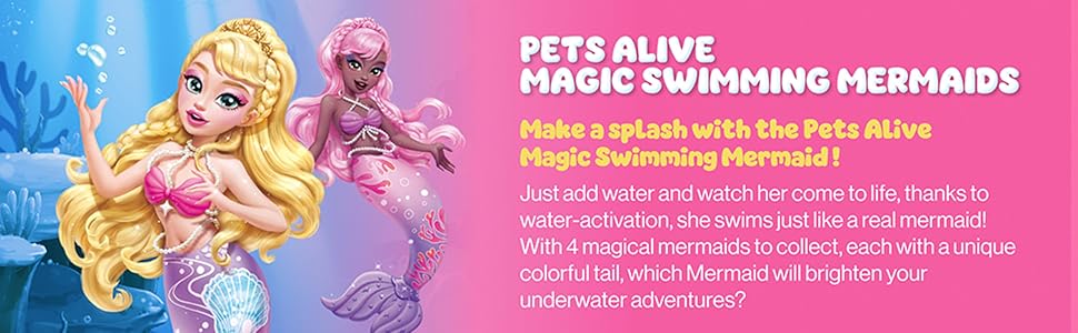 Pets Alive Paquete de 2 sirenas