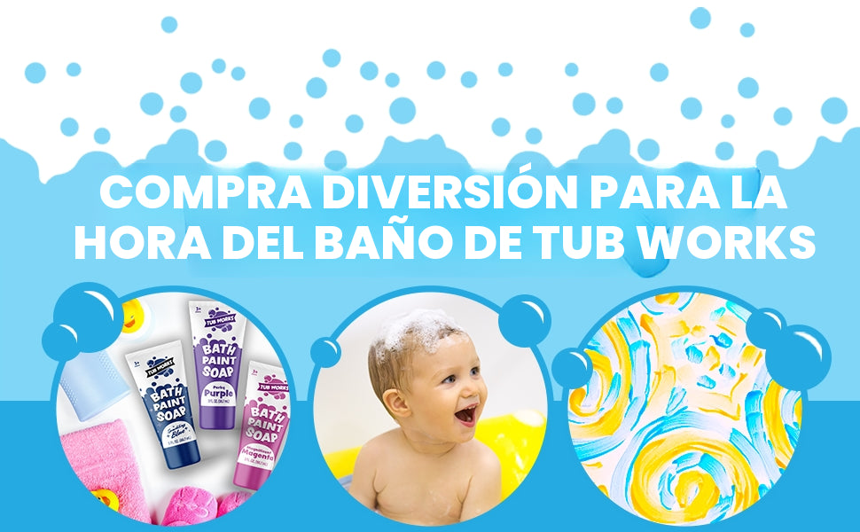 Tub Works Bath Paint Sticks - Juguete de baño 12 unidades