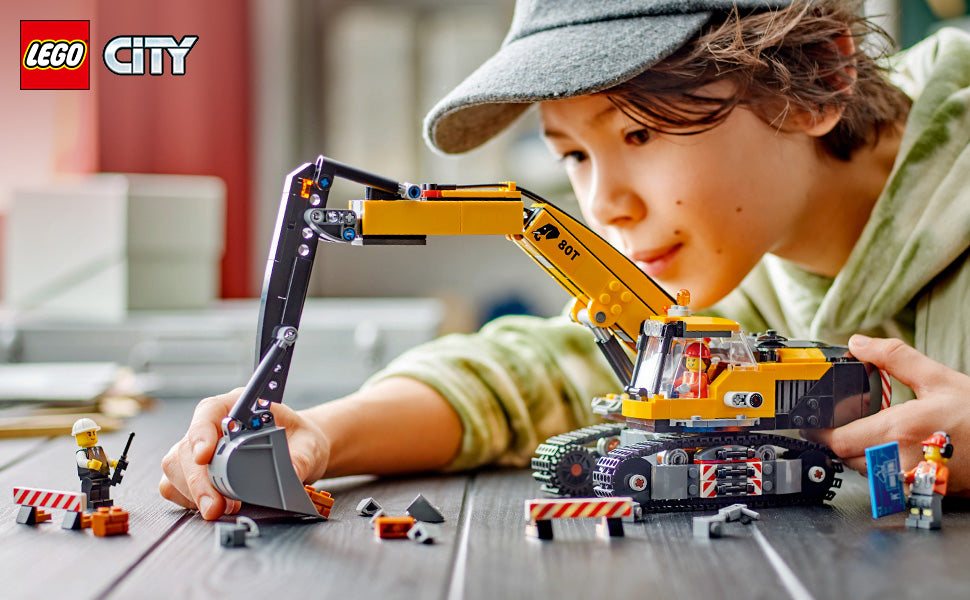 LEGO Juguete de excavadora de construcción urbana