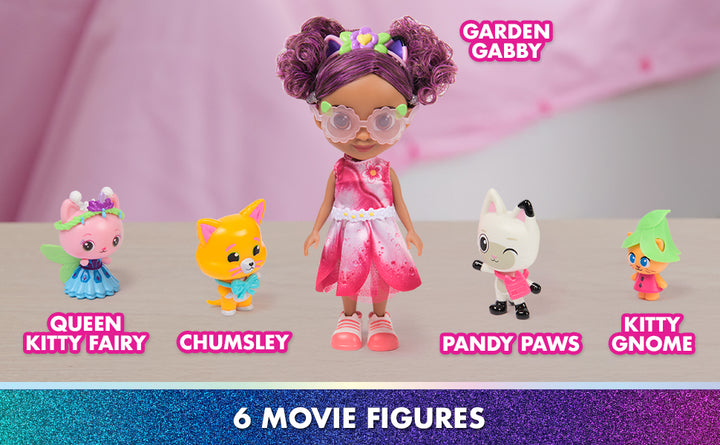 Gabbys Dollhouse La Película paquete de amigos del jardín