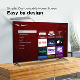 Smart Tv 55” Tcl Series 4 55s451 Led 4k Negro Con Roku TV