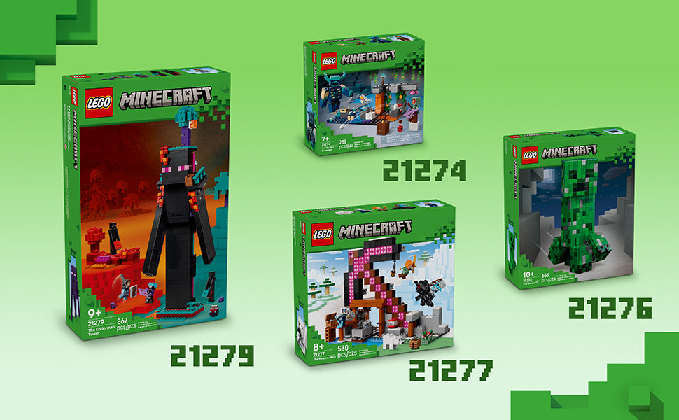 LEGO - Juguete de Minecraft de la casa de TNT en la jungla