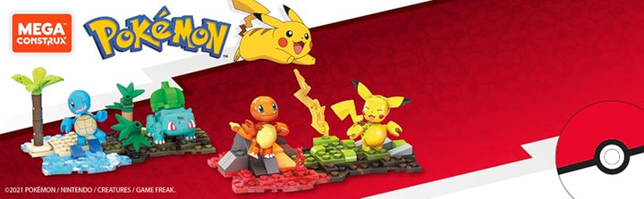 MEGA Pokémon - Juego de juguetes de construcción Kanto