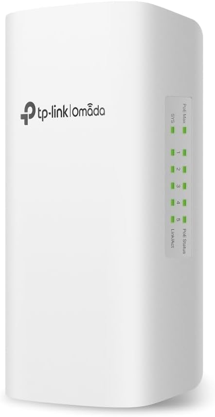Omada SG2005P-PD, 5 puertos PoE al aire libre paso Gigabit Ethernet interruptor