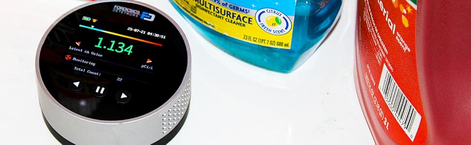 Detector de radón de Forensics Uso doméstico Sensor de