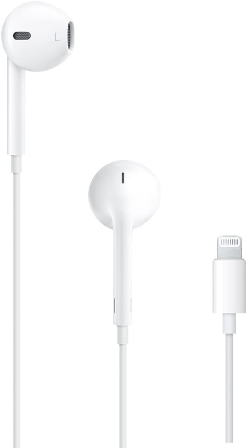 Auriculares Apple EarPods con conector Lightning, auriculares con c...